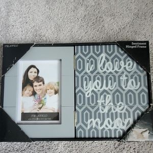 NIB  melannco SENTIMENT HINGED FRAME